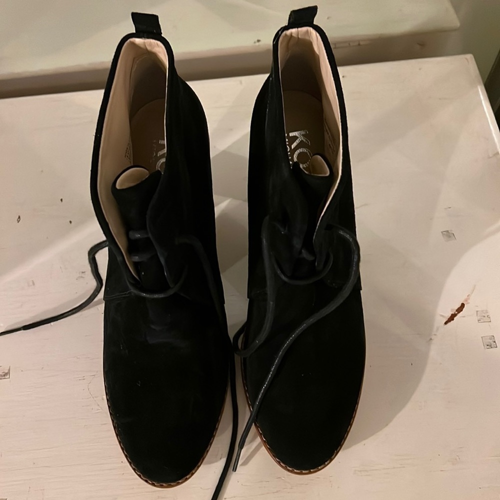 Michael Kors Black suede boots. Never worn!